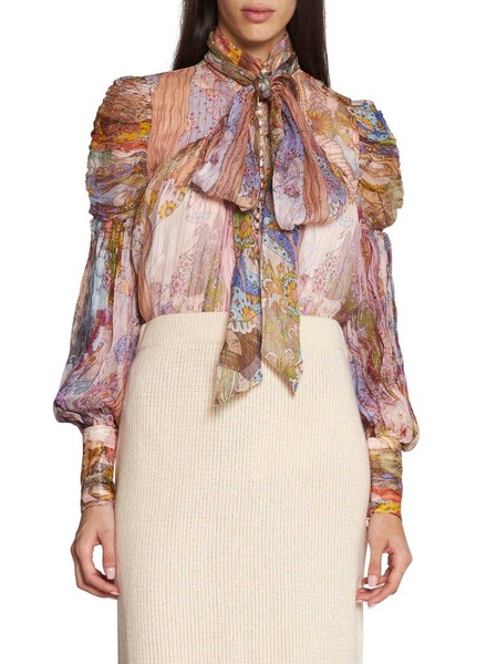 Zimmermann Floral-Printed Blouse