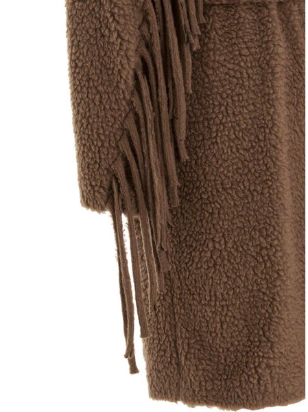 Stella McCartney Fringed Belted Mid-Length Coat