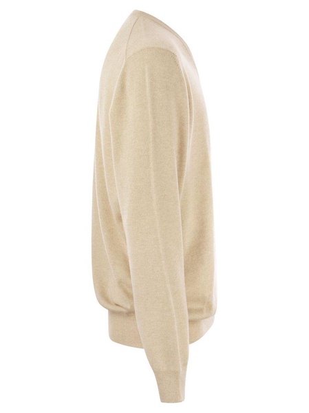 Brunello Cucinelli V-Neck Knit Jumper