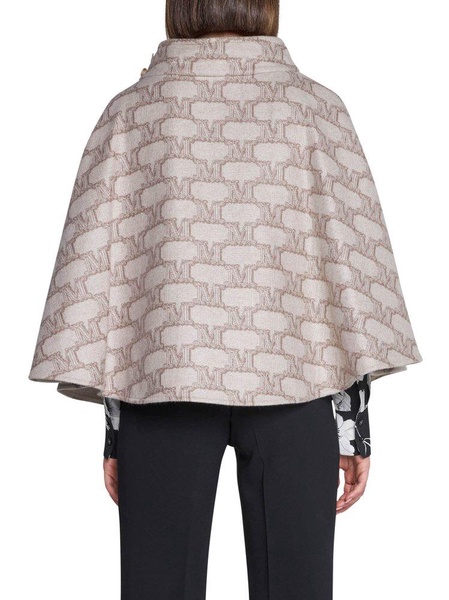 Max Mara Dorina All-Over Logo Printed Cape