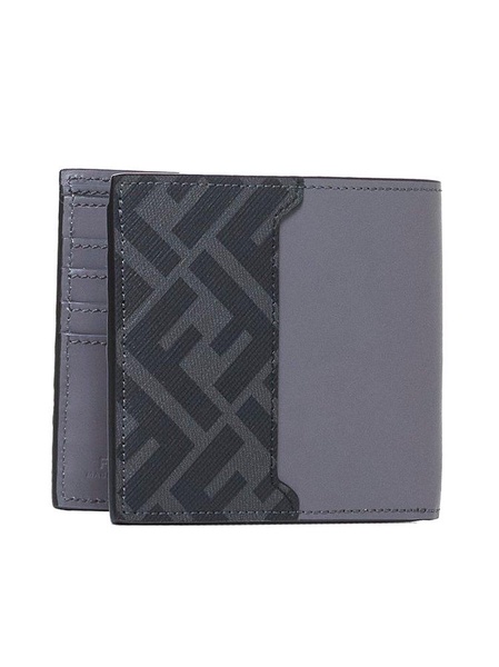 Logo-plaque Leather Bifold Wallet