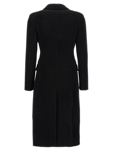 Pinko Double-Breasted Long-Sleeved Coat