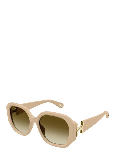 Chloé Eyewear Geometric Frame Sunglasses