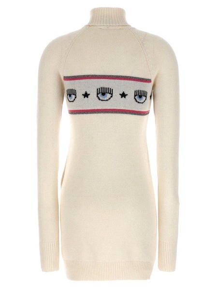 Chiara Ferragni Logomania Knitted Mini Dress