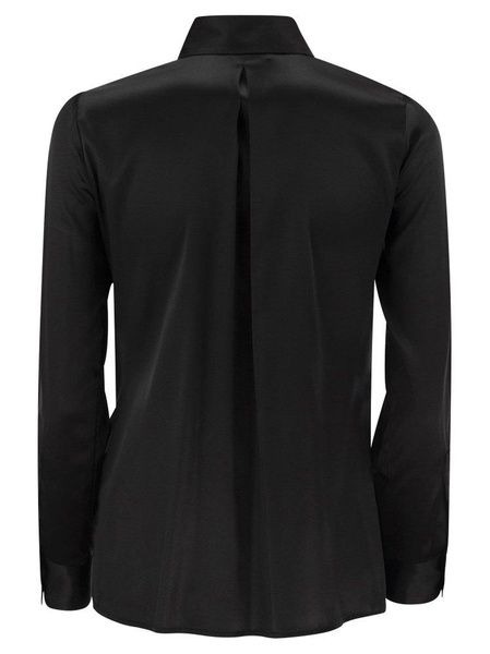 Elisabetta Franchi Long-Sleeved Buttoned Blouse