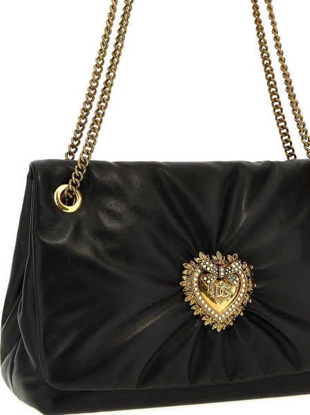 Dolce & Gabbana Logo Embellished Devotion Shoulder Bag