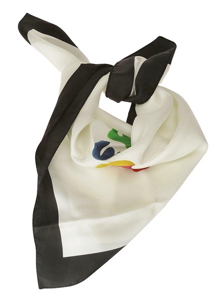 JW Anderson Logo Printed Satin Scarf