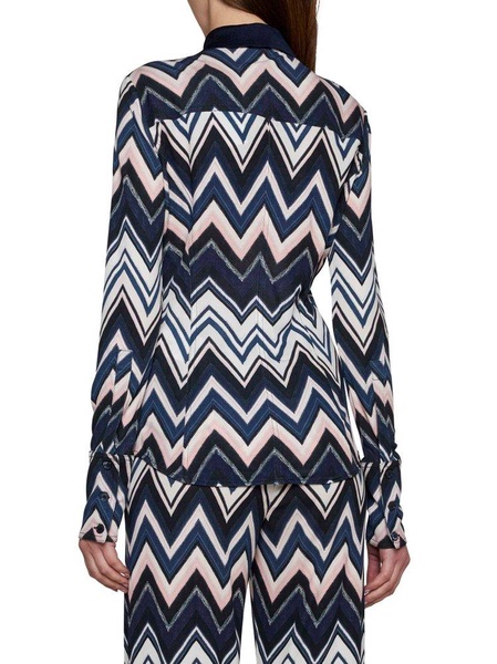 Missoni Zigzag Printed Long Sleeved Shirt