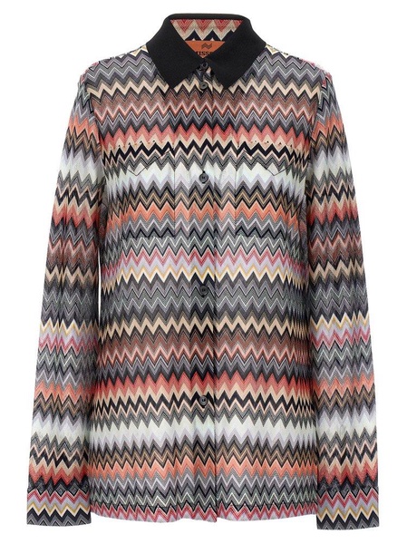 Missoni Zigzag-Woven Buttoned Shirt