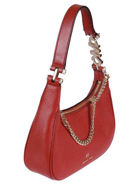 Michael Michael Kors Logo Plaque Zip-Up Shoulder Bag