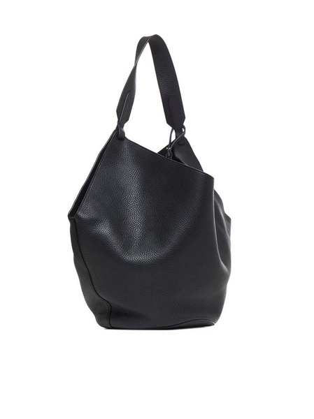 Lotus Leather Medium Tote Bag