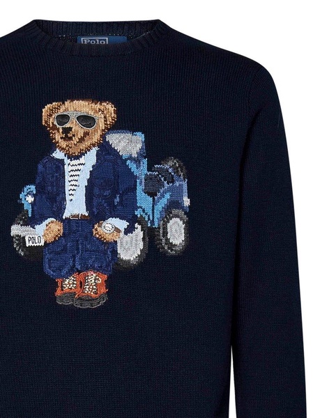 Polo Ralph Lauren Polo Bear Embroidered Crewneck Jumper