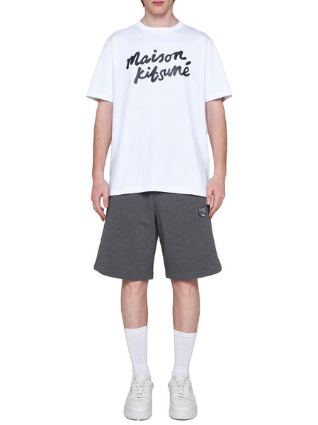 Maison Kitsuné Bold Fox Head Patch Oversize Jog Shorts