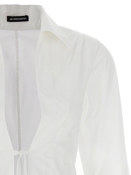 Ann Demeulemeester Linsey Drawstring Shirt