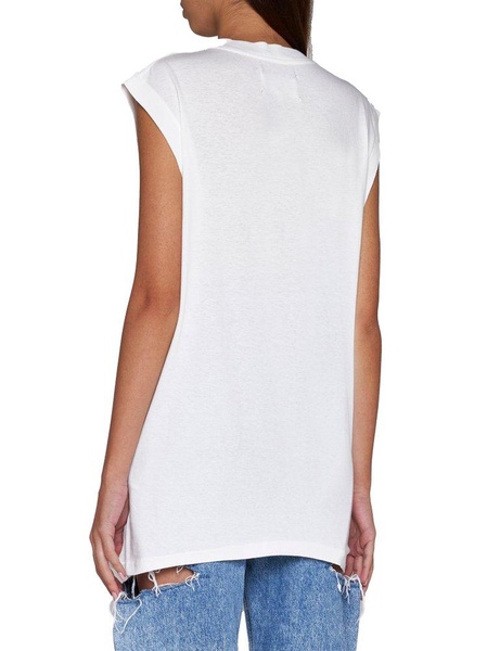 Maison Margiela Graphic Printed Sleeveless T-Shirt