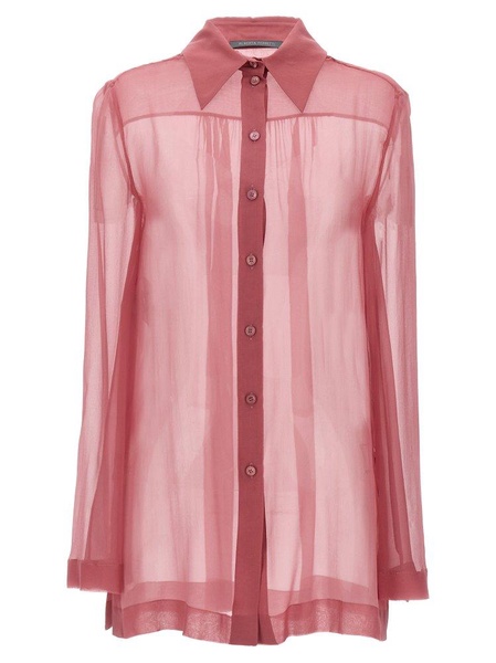 Alberta Ferretti Long-Sleeved Button-Up Shirt