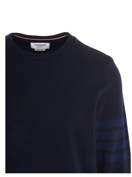 Thom Browne 4-Bar Crewneck Sweatshirt