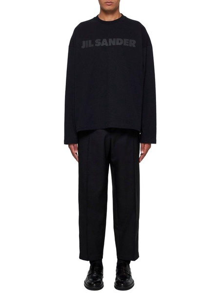 Jil Sander Logo Printed Crewneck T-Shirt