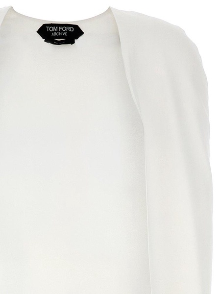 Tom Ford Open-Front Evening Cape