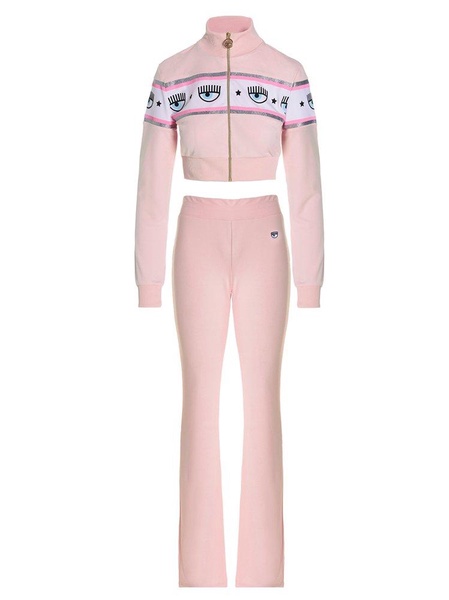 Chiara Ferragni Eye Logo Detailed Tracksuit