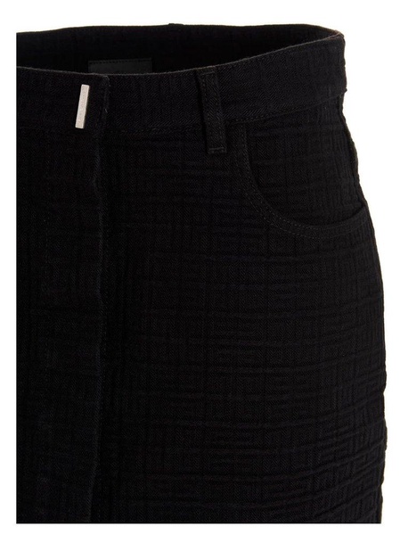 Givenchy Woman Black Denim Mini Skirt