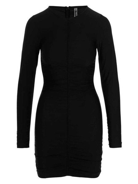 Reina Olga Master Viper Long-Sleeve Mini Dress