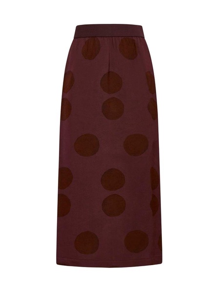 Uma Wang Polka-Dot High Waist Skirt