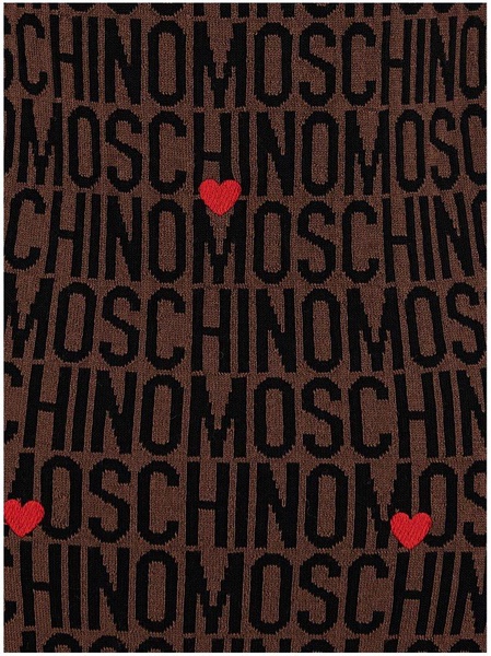 Moschino Allover Logo Jacquard Sleeveless Dress