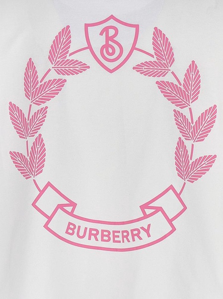 Burberry Logo Printed Crewneck Cropped T-Shirt