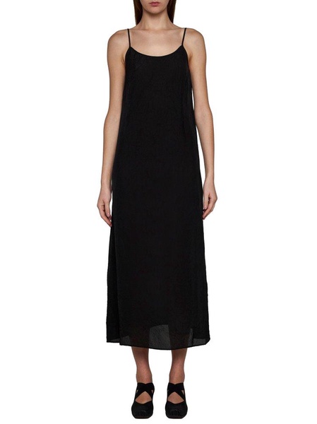 Uma Wang Scoop Neck Midi Slip Dress