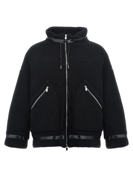 Sacai Zip-Up Drawstring Long-Sleeved Jacket