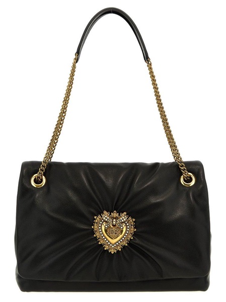 Dolce & Gabbana Logo Embellished Devotion Shoulder Bag