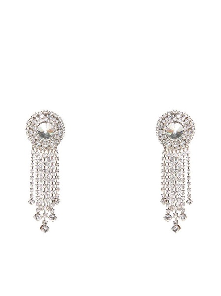 Alessandra Rich Embellished Dangle Clip-On Earrings