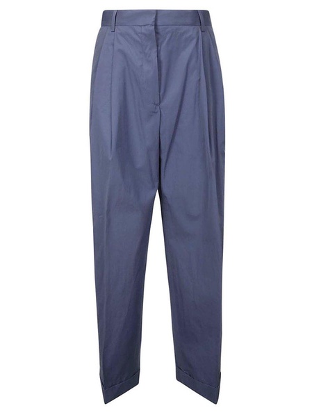 Dries Van Noten Pleated Turn-Up Hem Pants