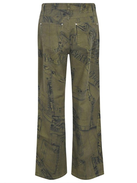 Blumarine All-Over Graphic Printed Puddle Trousers