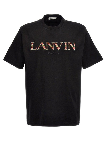 Lanvin Classic Curb Embroidered T-Shirt