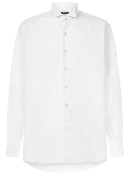 Balmain Buttoned Straight Hem Shirt