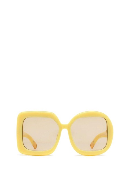 Jacquemus Geometric Frame Sunglasses