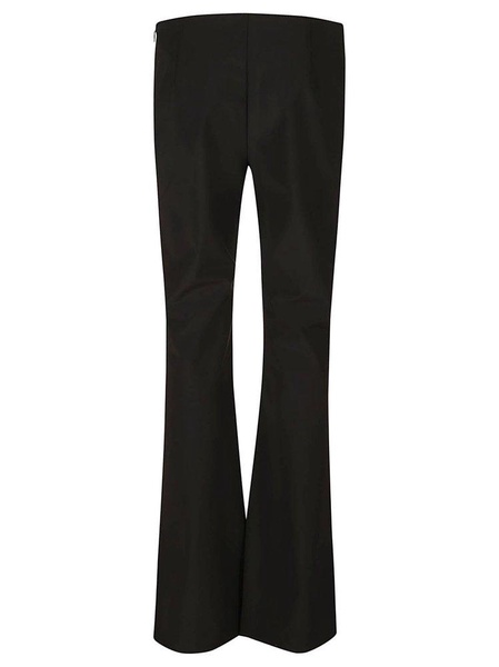 Blumarine Bow-Detailed Scallop Edge Flared Trousers