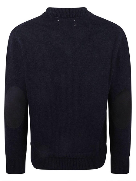 Maison Margiela Four-Stitch V-Neck Jumper