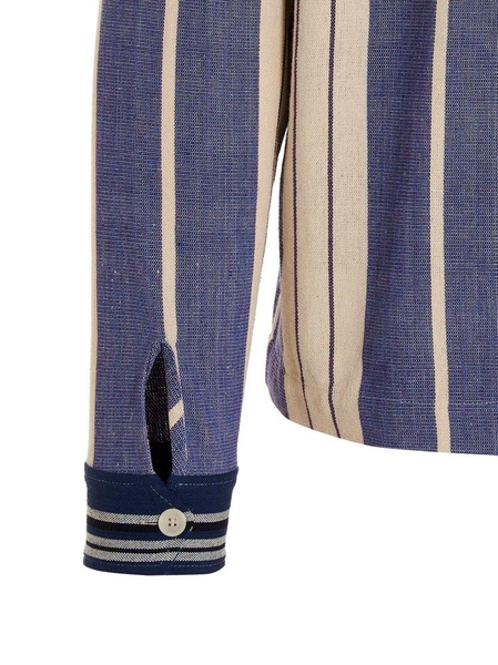 Wales Bonner Atlantic Striped Long-Sleeved Jacket