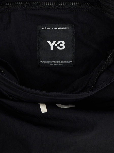 Y-3 Logo Printed Padded Sacoche