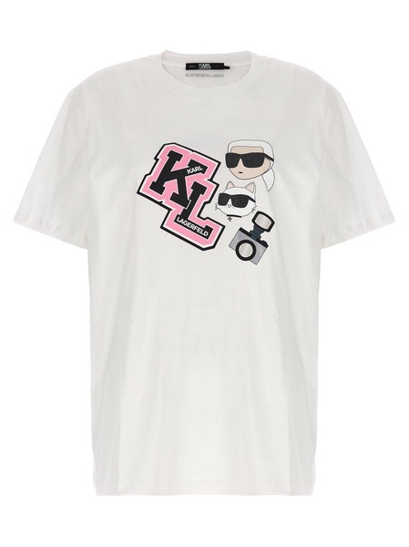 Karl Lagerfeld K/Ikonik Varsity Oversized T-Shirt