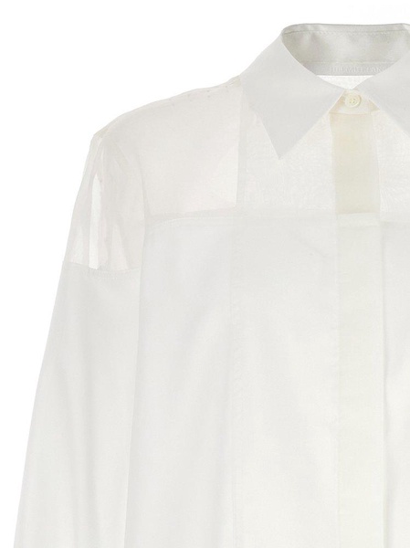 Helmut Lang Long-Sleeved Tuxedo Shirt