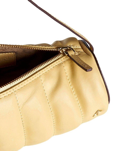 Manu Atelier Logo-Plaque Padded Shoulder Bag