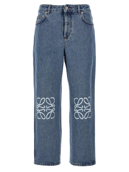 Loewe Anagram Cropped Denim Jeans