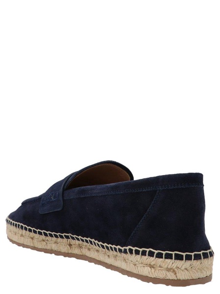 Gianvito Rossi Round Toe Slip-On Espadrilles