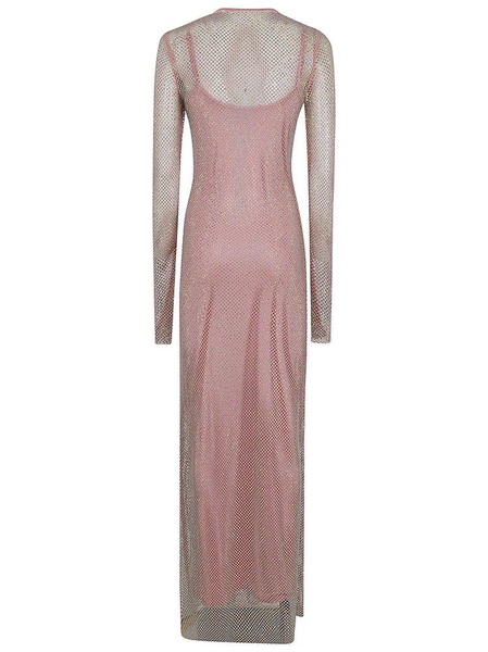 Sportmax Embellished Long-Sleeved Maxi Dress