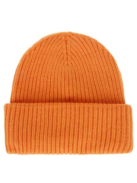 MC2 Saint Barth Logo-Patch Ribbed-Knit Pull-On Beanie