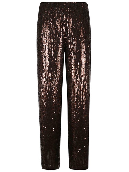 Pinko Sequin-Embellished Straight Leg Trousers